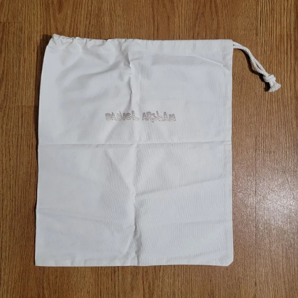 Adidas Originals X Daniel Arsham Fine Fabric Dustbag White Grey Trefoil New